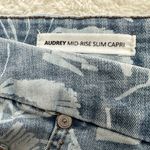 Tribal Blue Floral Women's Cropped Jeans size 22W Photo 2