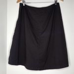 Axcess Liz Claiborne dark floral embroidered A Line skirt Women’s size 10 Fall Brown Photo 1