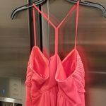 Lulus 💕💕 Pleats Don't Leave Red Coral Maxi Dress Photo 8