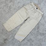 Quince  Women’s 100% European Linen Flax Pull On Pants Wide Leg in Driftwood L Photo 4