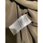 Vince  Silk Blouse Top Shirt Womens XXS Olive Green Long Sleeve V Neck Photo 6