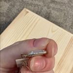 Kendra Scott Lee Drop Earrings Silver with Clear Drusy Photo 5