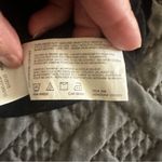 American Vintage Black Cotton Velvet Lace Trim Blouse Large Photo 5