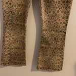 frame denim Frame Le Crop Mini Boot Jeans in Vanilla Multi Tan Brown Snake Print, Size 26 Photo 6
