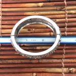 Brighton  Silver Filigree Women's Hinged Bangle Bracelet Photo 8