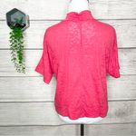 Maurice's Vibrant Pink Open-Front Short Sleeve Lightweight Cardigan Size Large Photo 5