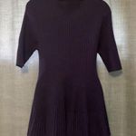 Sweater by Chelsea & Theodore Navy Short Sleeved Fit & Flare Ladies size XL Blue Photo 2