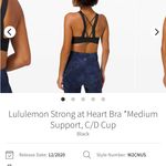 Lululemon Strong At Heart Bra Photo 1