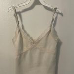 Divided White/Tan Ribbed Top Photo 0