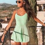 ZARA ✨ Green Floral Print Sz Large Romper✨ Photo 1