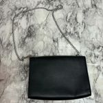 Badgley Mischka  Metal Fringe bag​​​​​ black silver logo chain link crossbody Photo 8