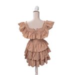 Hunter Bell  Ramsey Dress in Khaki 4 Photo 3