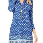 Lilly Pulitzer Ansley Polo Stretch Knit Shift Shirt Dress Women's Size Large Photo 0