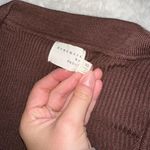 Dreamers brown long sleeve zip up Photo 2