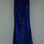 Hebeos royal blue slip prom dress w sequins  Photo 0