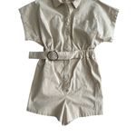 The Fifth Label Beige Khaki Belted Romper Size US 6 / UK 10 Photo 3