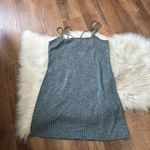 Lulus LULU’S Aberdeen Sage Green Ribbed Strappy Sheath Dress Photo 2