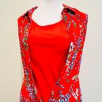 Nanette Lepore  Red Floral dress Photo 5