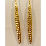 Macy's Gold long leave earrings Photo 1