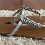 Candie's Sparkly Silver Sandals Photo 2
