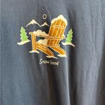 Life is Good  Crusher Tee “Snow Good” Blue Graphic Tee Christmas Winter Sz L Photo 7