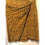 Vintage Dorothy Schoelen Platinum Wrap Skirt with Brooch Button Elastic waist S Size 4 Photo 2