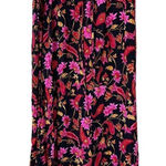 Vintage‎ Uniform John Paul Richard Flower Print Maxi Skirt Size Large Pink Photo 0