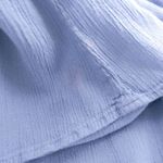 Dizzy Lizzy Blue Ruffle Off Shoulder Embroidered Dress Size M Photo 7