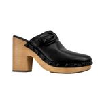 Sam Edelman NEW  Womens Nyla Black Studded Slip On Block Heel Clogs Shoes Size 10 Photo 3