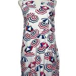 Lands' End Women's Sleeveless Cotton Shift Beach Umbrella Dress w/ Pockets Small Photo 0