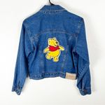 Disney Winnie The Pooh Vintage Blue Denim Graphic Jean Jacket, Size Medium Photo 1