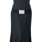 Jovani  Black Formal Strapless Vintage Gown size 12 Photo 0