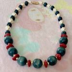 Tiffany & Co. Hearts On Fire & Vintage Necklace 14K/Pearls/coral/petrified wood Photo 5