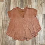 Free People  We The Free Sammie Tee V-Neck Flowy Photo 1