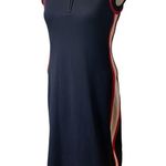 Tory Burch Sport Track Style Knit Sleeveless Dress, Sz S Photo 7