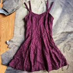 All that jazz  Burgundy Lace Mini Party Dress Photo 0