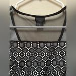 Rue 21 Women’s Black White Crotchet Diamond Print Part Summer Mini Dress Small Photo 6