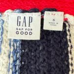 Gap Striped Crochet Knit Tank Top Red White Blue Patriotic Festival – Size S Photo 4