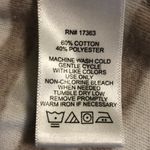 Anne Klein Beige/White Striped Cotton Blend Robe Tie /Belt Closure EUC S Photo 7