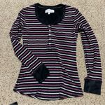 Victoria's Secret Striped Matching Thermal Pajama Set Photo 4