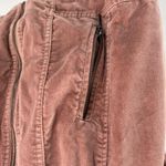 Westport  1962 Anthropologie dusty pink rose 2X velvet moto jacket plus casual Photo 3
