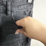 American Eagle  Black The Dream Curvy Super Hi Rise Distressed Denim Jeans Photo 5