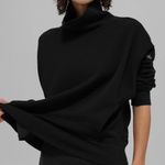 Alo Yoga Hazy Mock Neck Pullover Black XS Photo 0