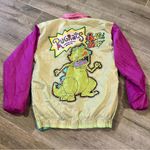 Nickelodeon  Adult Rugrats Cartoon Reptar Rollin' Deep Windbreaker Size Medium Photo 3