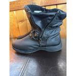 Totes Black Waterproof Winter Snow Boots Comfy Size 8 Photo 4