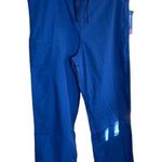 Cherokee NWT Scrub Pants Unisex Fit SMALL Navy Blue Pull On Drawstring Medical Photo 0