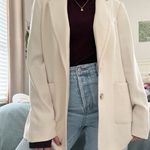 Karl Lagerfeld Cream Blazer Photo 0