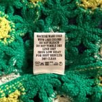 New in NWT Floral Crochet Lace Cropped Tank Top Kelley Green Size S/M Photo 10