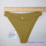 NEW Rhythm.X Free People Paisley Hi String Bikini Bottoms‎ size S Pistachio Green Photo 4