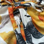 Chic Me  Floral Sleeveless V-neck Romper White & Yellow Size L Photo 9